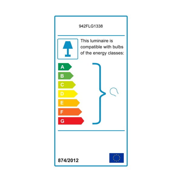Baltos spalvos/žalvario spalvos pastatomas šviestuvas (aukštis 146 cm) su stiklo gaubtu Viran – Opviq lights-image-4
