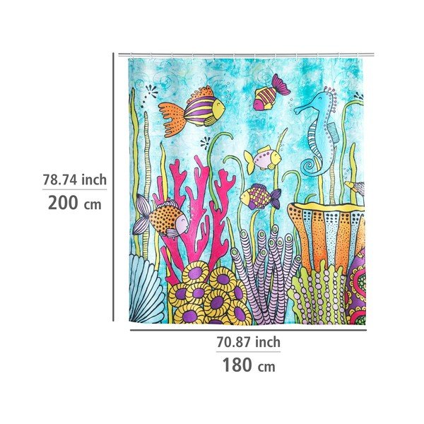 Dušo užuolaida 180x200 cm Rollin'Art Ocean Life - Wenko-image-3