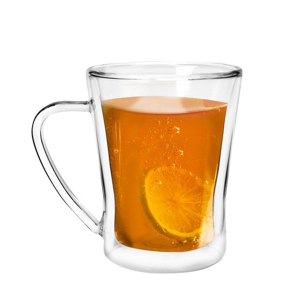 Kavos puodelis su dvigubo stiklo sienele Vialli Design Amo, 250 ml-image-1