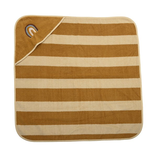 Vaikiškas rankšluostis ochros spalvos/smėlio spalvos 78x78 cm Agnes – Bloomingville Mini-image-2