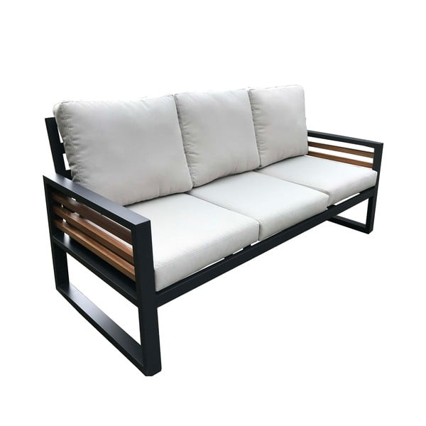 Sodo poilsio baldų komplektas iš aliuminio pilkos spalvos 5 žmonėms Colmar – Rojaplast-image-3