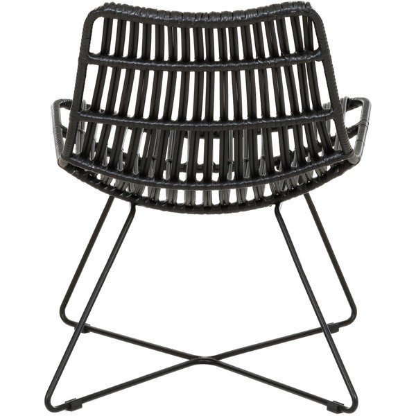 Juodas poliratano krėslas Costa - Westwing Collection-image-4