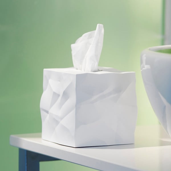 Balta kubo formos dėžutė servėtėlėms Essey Wipy Cube-image-2