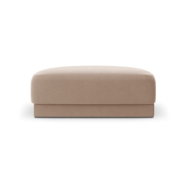 Pufas smėlio spalvos iš velveto Miley  – Micadoni Home-image-3