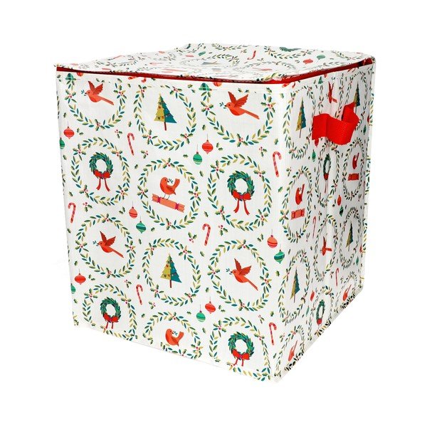 Iš perdirbto plastiko spintos daiktadėžė 32x32x35 cm Classic Christmas – Rex London-image-2