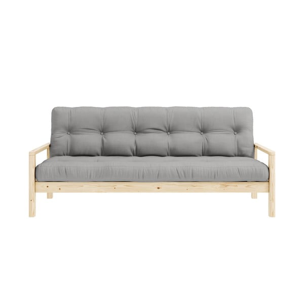 Sulankstoma sofa pilkos spalvos 205 cm Knob – Karup Design