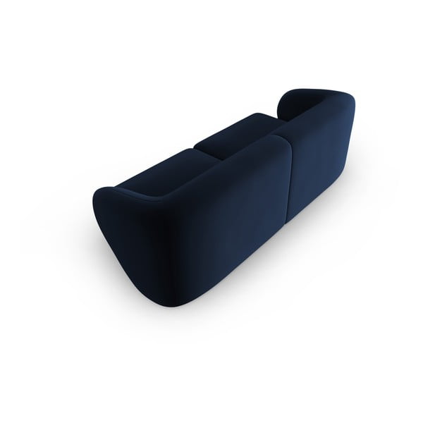 Mėlynos spalvos iš velveto sofa 188 cm Paolo – Milo Casa-image-3