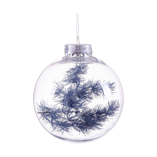 Kalėdinis papuošimas su tamsiai mėlynomis detalėmis Unimasa, ø 8 cm