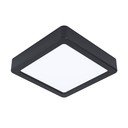 Lubinis šviestuvas juodos spalvos LED 16x16 cm FUEVA 5 – EGLO