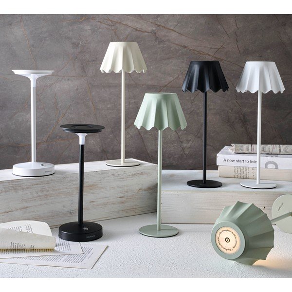Šviesiai žalios spalvos iš metalo stalinis šviestuvas LED su pritemdymo funkcija (aukštis 36 cm) – Brandani-image-1