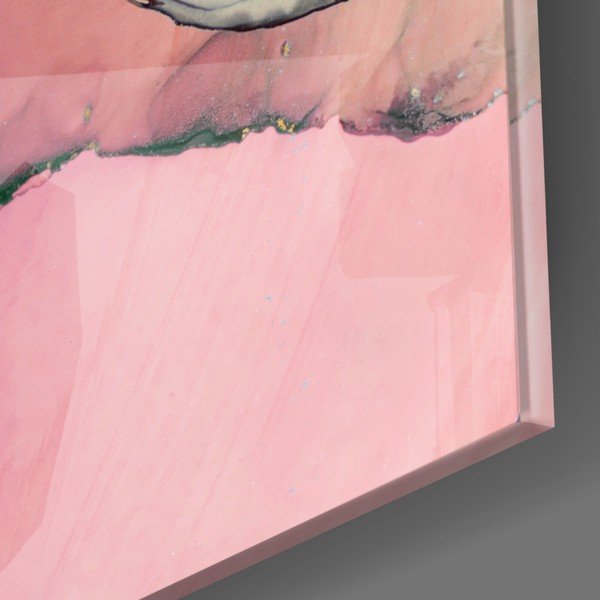 Paveikslas ant stiklo Insigne Pink Marble Pattern, 110 x 70 cm-image-2