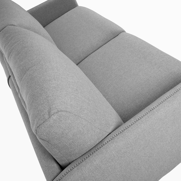Pilka sofa lova Kave Home Komoon-image-2
