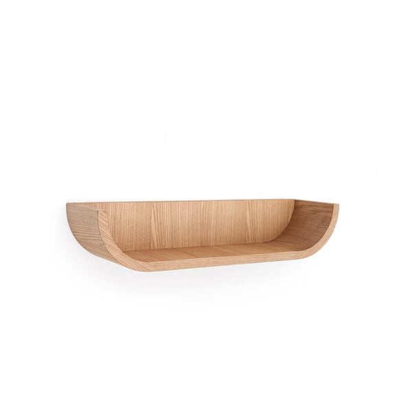 Natūralios spalvos sieninė lentyna iš uosio 60 cm Salaya – Kave Home