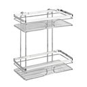 Sieninė dviejų lygių nerūdijančio plieno lentyna Wenko Premium