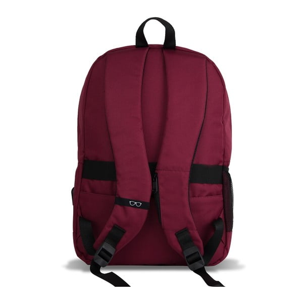 Tamsiai bordo spalvos kuprinė su USB jungtimi My Valice SPECTA Smart Bag-image-4