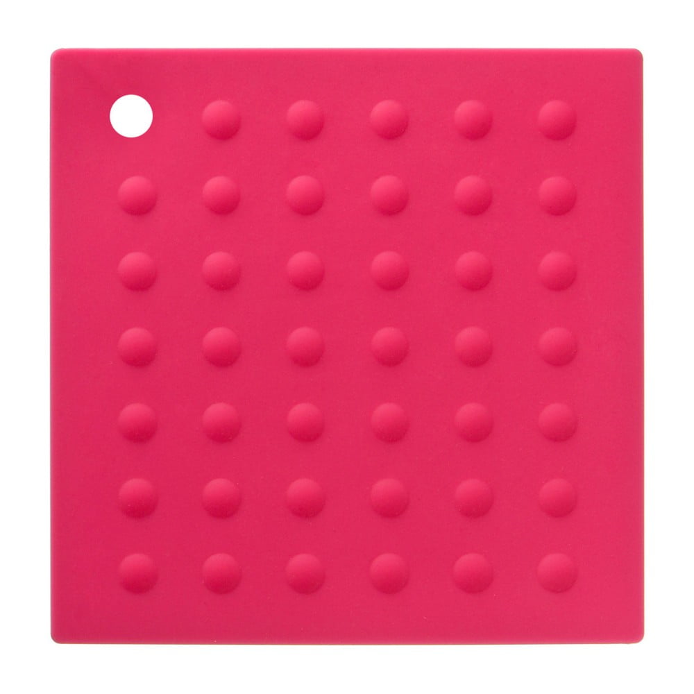 Rožinis silikoninis padėkliukas puodams Premier Housewares Zing