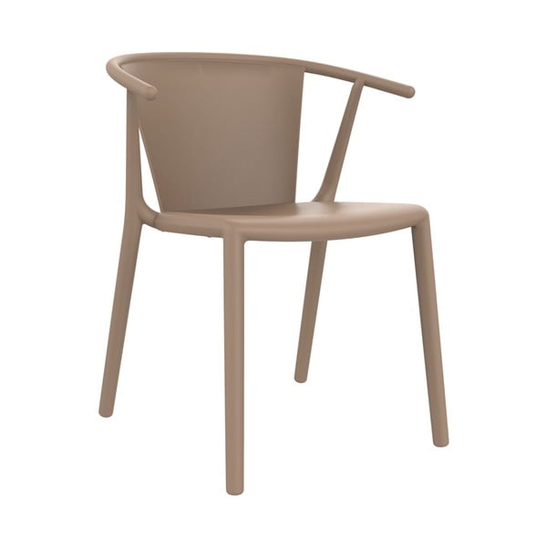2 smėlio rudos spalvos sodo kėdžių rinkinys "Resol Steely