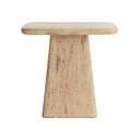 Šoninis stalas su akmens stalviršiu 45x45 cm Kepami – Light & Living