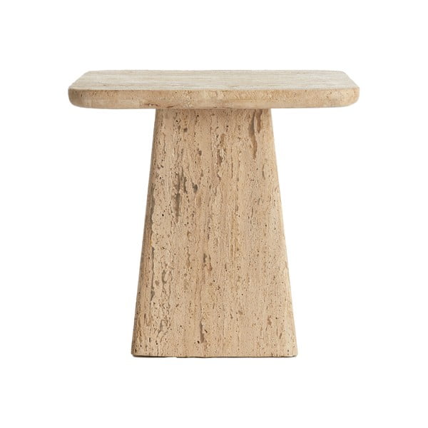 Šoninis stalas su akmens stalviršiu 45x45 cm Kepami – Light & Living