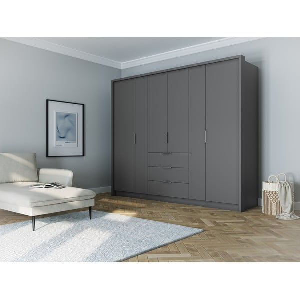 Pilka spinta 255x217 cm Wells - Cosmopolitan Design-image-1