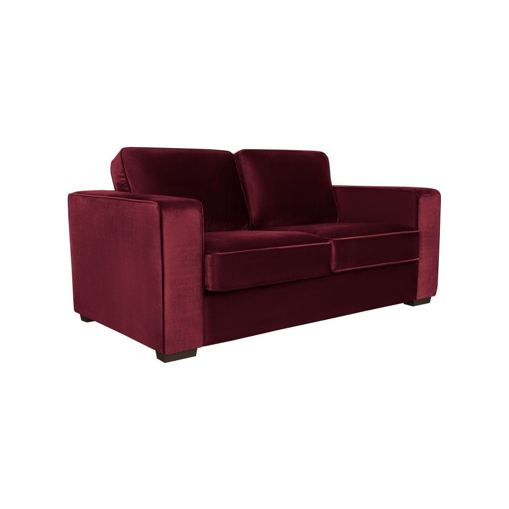 Dvivietė bordo spalvos sofa Cosmopolitan Design Denver