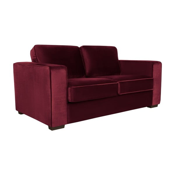Dvivietė bordo spalvos sofa Cosmopolitan Design Denver