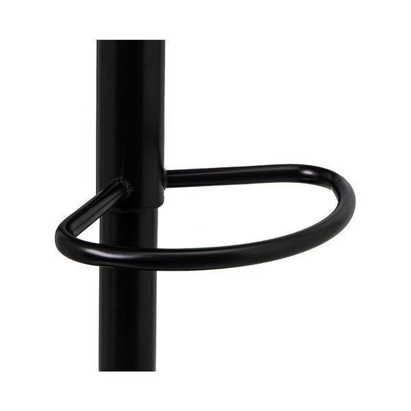 Iš dirbtinės odos reguliuojamo aukščio baro taburėtės juodos spalvos 2 vnt. (sėdynės aukštis 72 cm) – Casa Selección-image-2