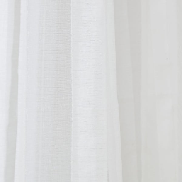 Iš šydo permatoma užuolaida baltos spalvos 140x183 cm Aletta – Pineapple Elephant-image-4