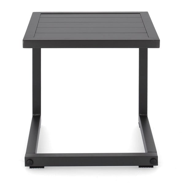 Iš aliuminio sodo šoninis staliukas 40x40 cm Hilde   – Bizzotto-image-4