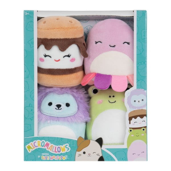 Pliušiniai žaislai 4 vnt. Micromallows 4Pack – SQUISHMALLOWS-image-1