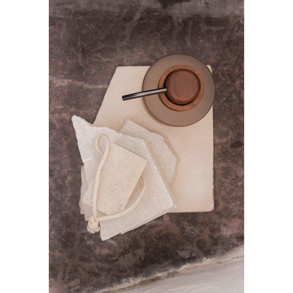 Iš stiklo muilo dozatorius smėlio spalvos 310 ml Modest – Mette Ditmer Denmark-image-3