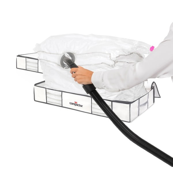 Vakuuminės iš tekstilės/iš plastiko daiktadėžės po lova 2 vnt. 105x45x15,5 cm Life – Compactor