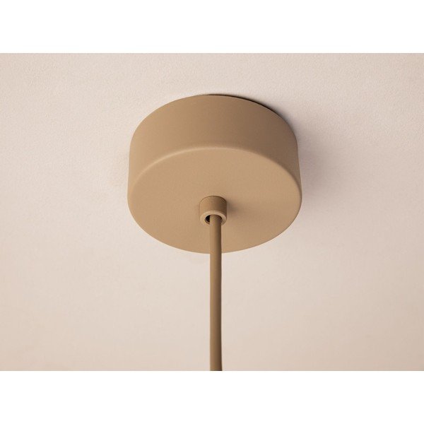Šviesiai rudos spalvos iš metalo kabantis šviestuvas ø 30 cm Ori – Micadoni -image-4