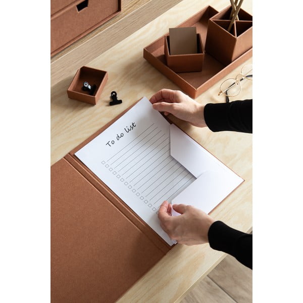 Iš kartono biuro organizatorius dokumentams Paulina Restore Paper Laminate A4 – Bigso-image-4