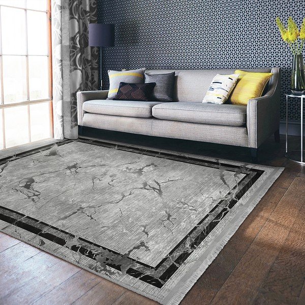 Pilkas kiliminis takelis 80x200 cm - Mila Home-image-3