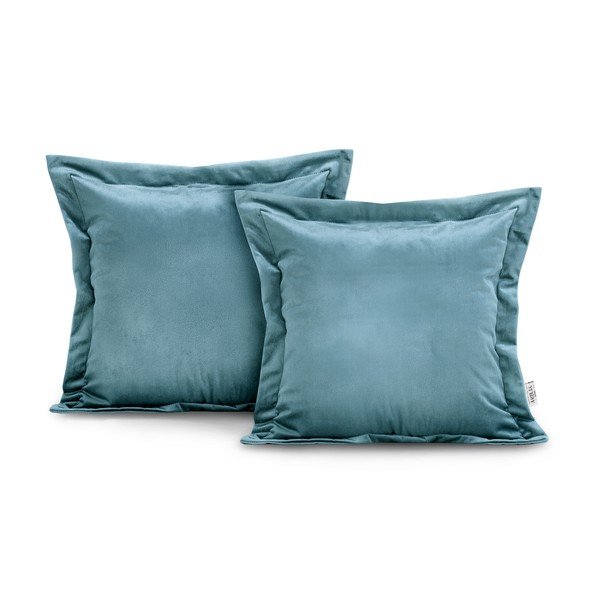 2 mėlynų pagalvės užvalkalų rinkinys AmeliaHome, 45 x 45 cm-image-1
