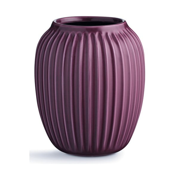 Violetinės spalvos keramikos vaza "Kähler Design Hammershoi", aukštis 20 cm