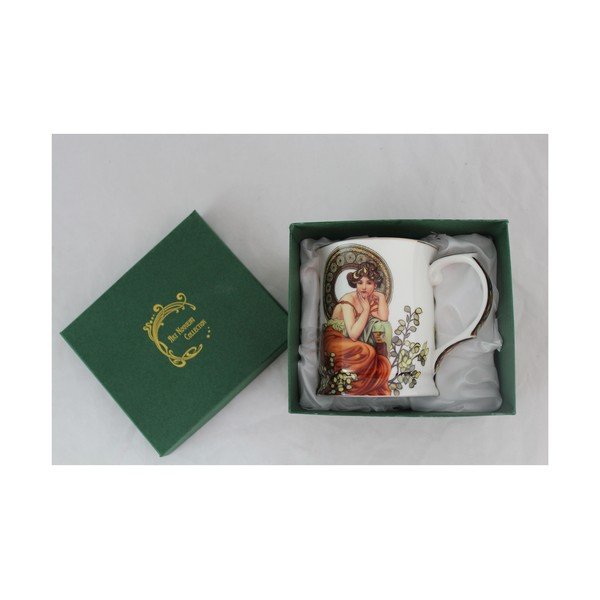 Alfonsas Mucha - Puodelis "Topaz", 0,4 l-image-1