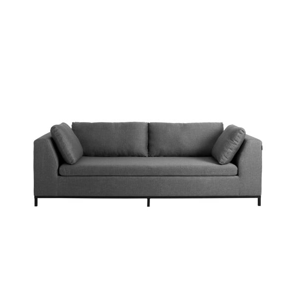 "Custom Form Ambient" tamsiai pilka trijų vietų sofa-lova