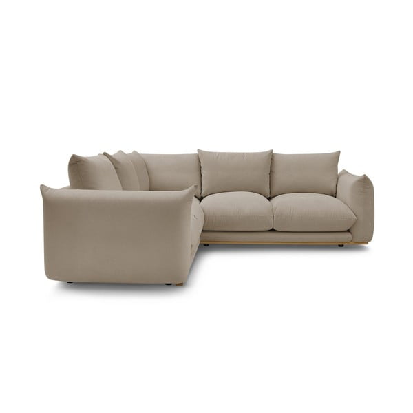 Kampinė sofa smėlio spalvos Ernest – Bobochic Paris-image-3