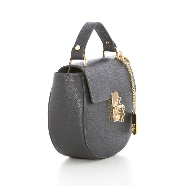 Odinė rankinė Grana Dollaro Grigio-image-1