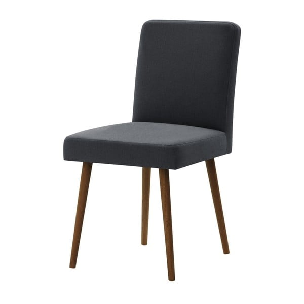 Antracito pilkos spalvos kėdė su tamsiai rudomis buko medienos kojomis Ted Lapidus Maison Fragrance