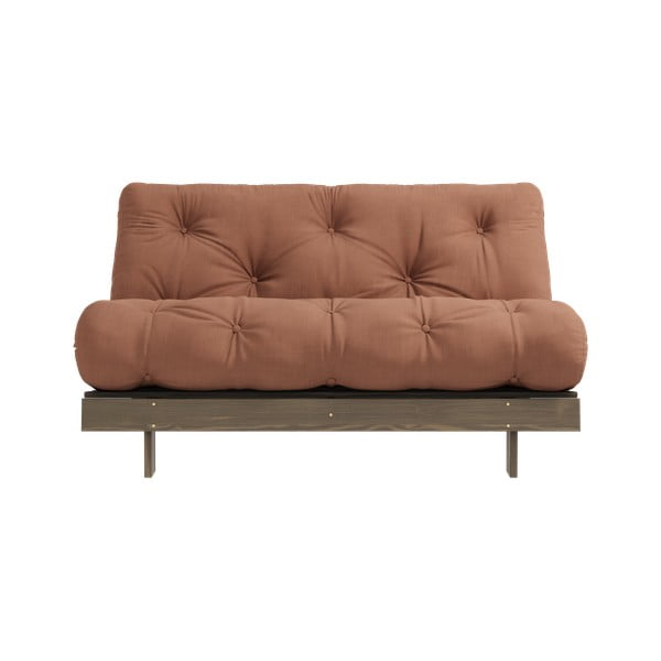 Sulankstoma sofa oranžinės spalvos/vario spalvos 140 cm Roots – Karup Design