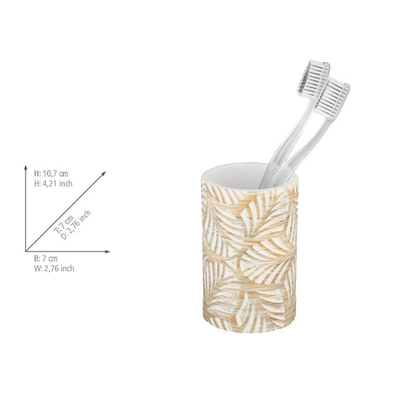 Iš polirezino vonios reikmenų rinkinys smėlio spalvos Terralba – Wenko-image-3