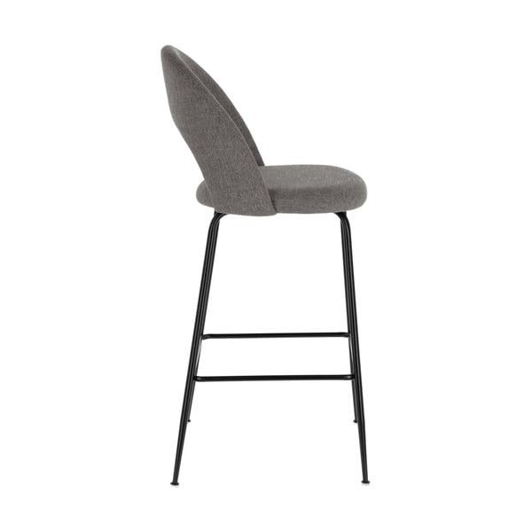 Baro taburėtės pilkos spalvos 4 vnt. (sėdynės aukštis 63 cm) Mahalia – Kave Home-image-3