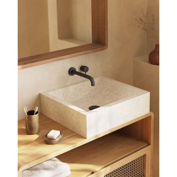 Praustuvas Terrazzo Kave Home Sunday, 45 x 40 cm-image-1