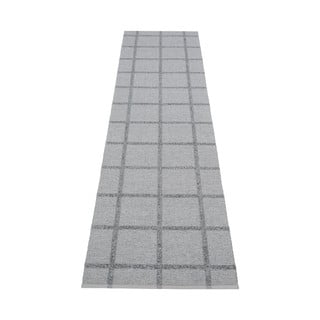 Pilkos spalvos lauko kilimas 70x300 cm Ada Grey – Pappelina