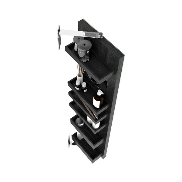 Sukamasis veidrodis su lentynėle Wireworks Cosmos Dark, aukštis 114 cm-image-3