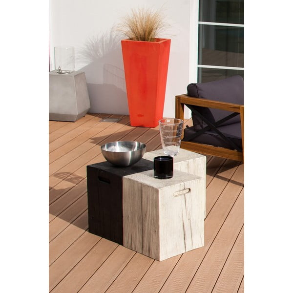 Baltas sodo stalas Ezeis Ecotop, 35 x 35 cm-image-2