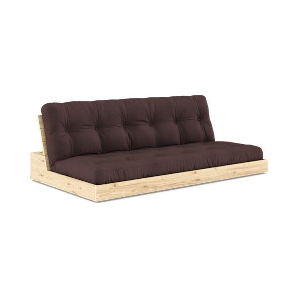 Sulankstoma sofa tamsiai rudos spalvos 196 cm Base – Karup Design